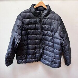 Eddie‎ Bauer's women's Down filled Black Puffer Jacket Size XXL